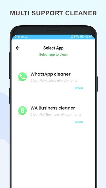 WhatsApp Status Saver & Cleaner - Сохранить статус — Инструменты, скриншот интерфейса 3
