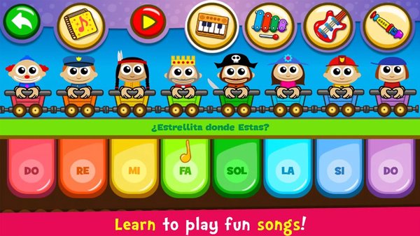 Игры для фортепиано - Музыкальные песни — Музыка, скриншот интерфейса 4