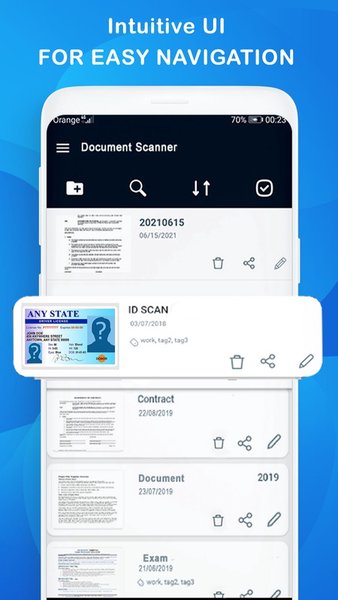 Document Scanner - CamScanner — Инструменты, скриншот интерфейса 3