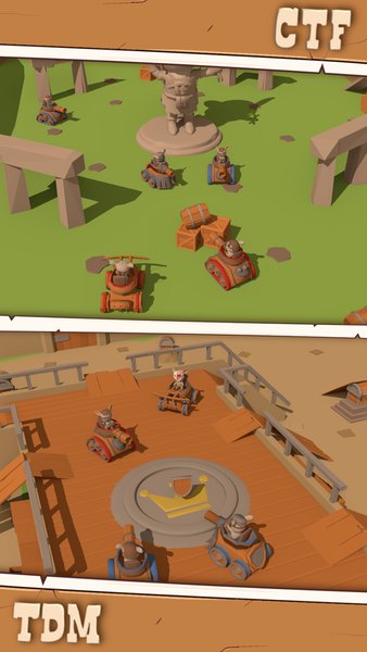 Танки: Tank Huank — Аркады, скриншот интерфейса 2