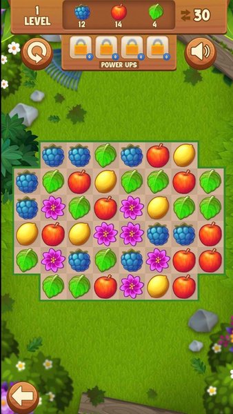 Garden Match Saga — Головоломки, скриншот интерфейса 1