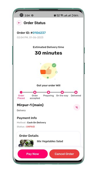 Nastasia FoodDeli — Еда и напитки, скриншот интерфейса 5