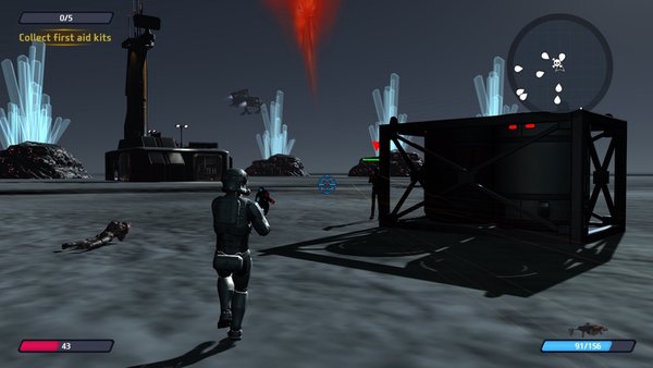 Starship Troopers 3D Shooter — Шутеры, скриншот интерфейса 3