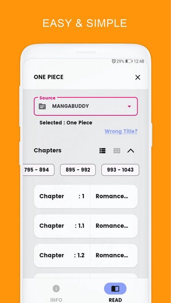 Manga Reader - Читатель манги — Книги и справочники, скриншот интерфейса 2