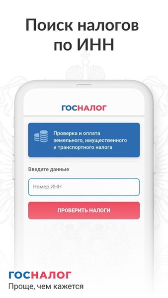 Гос налог - долги по налогам — Финансы, скриншот интерфейса 1