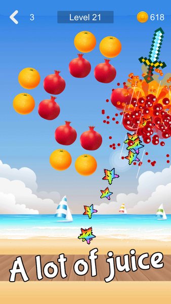 Fruit Sniper — Аркады, скриншот интерфейса 2