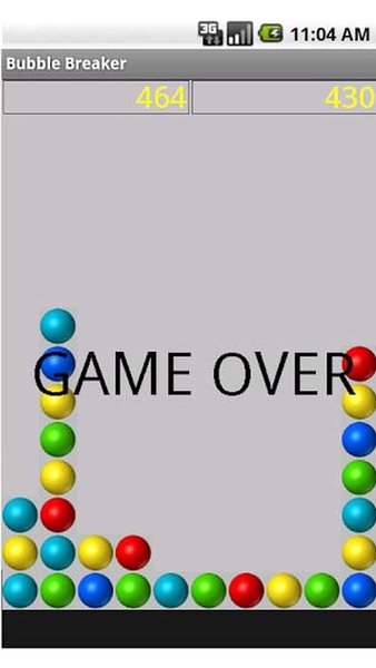 Bubble Breaker — Головоломки, скриншот интерфейса 3