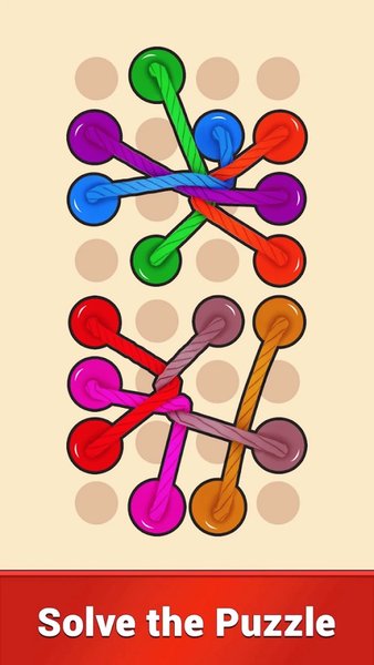 Tangle Rope 3D:Crazy Rope — Казуальные, скриншот интерфейса 2