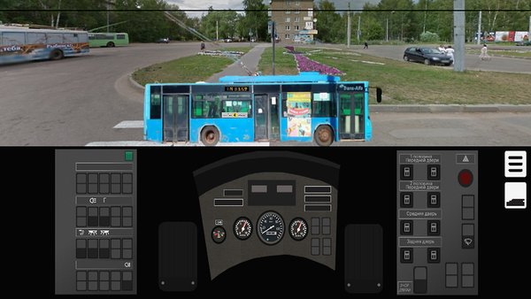 Симулятор Рыбинского троллейбуса 2D — Симуляторы, скриншот интерфейса 3