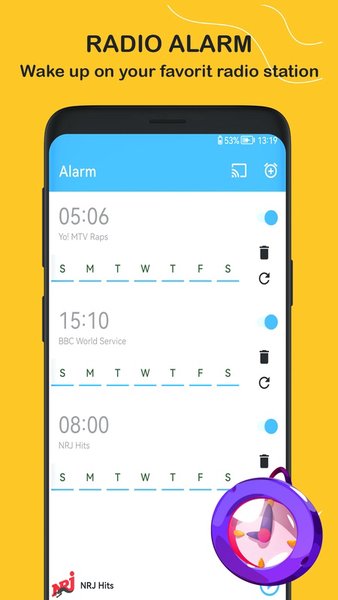 Radio FM Planet — Инструменты, скриншот интерфейса 6