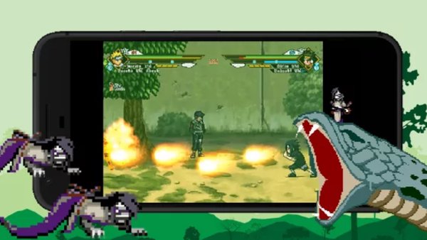 NINJA RETURN — Аниме, скриншот интерфейса 1