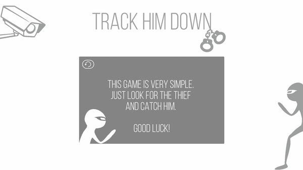 Track Him Down — Головоломки, скриншот интерфейса 3