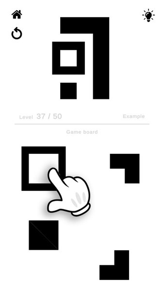 Color Cross: Shapes puzzle — Головоломки, скриншот интерфейса 1