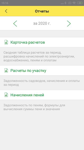 1С:Садовод. Руководство СНТ — Финансы, скриншот интерфейса 4