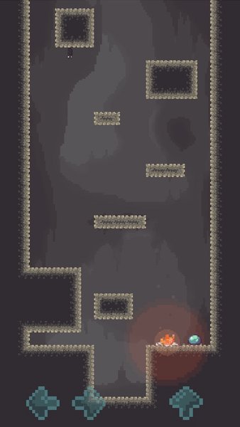 Jumpy Slime — Инди, скриншот интерфейса 1