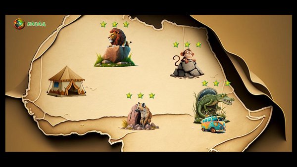 Зов Джунглей — Детские, скриншот интерфейса 5