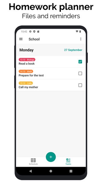 Smart Timetable - расписание занятий и календарь — Образование, скриншот интерфейса 5