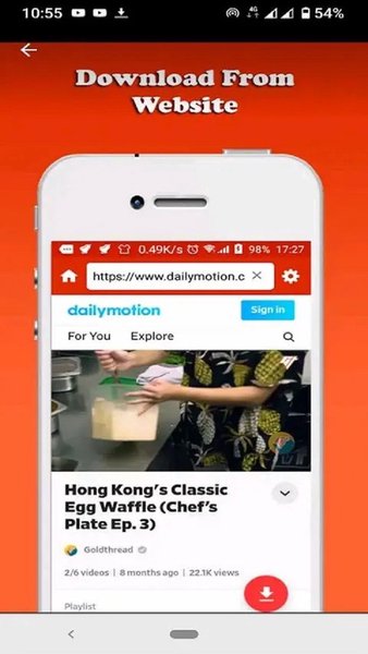 Загрузчик видео MP4 — Музыка и аудио, скриншот интерфейса 3