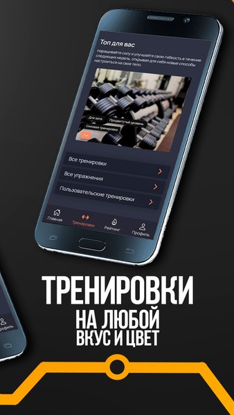 The Aesthetics — Спорт, скриншот интерфейса 2