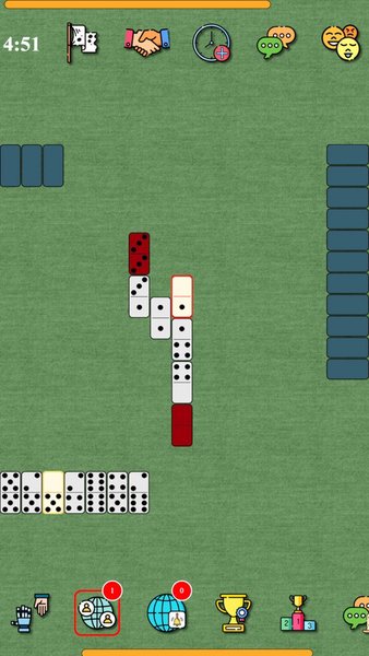 Домино паук, дуэль — Настольные игры, скриншот интерфейса 7