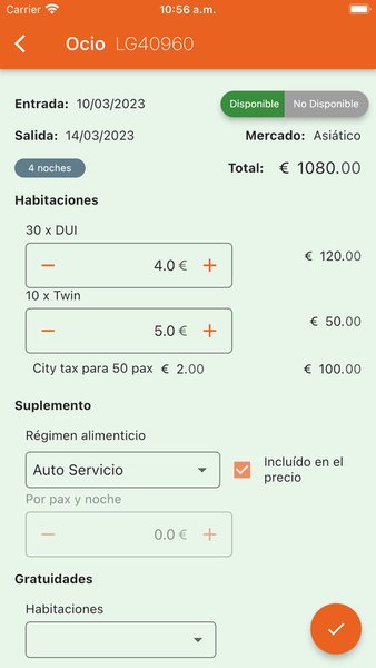 Hotelier - Top Group Express — Инструменты, скриншот интерфейса 5