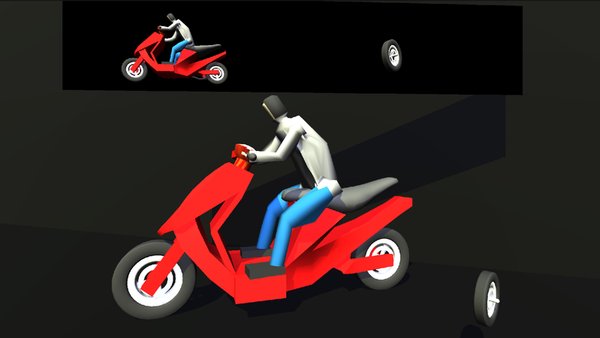 Motobikes — Гонки, скриншот интерфейса 3