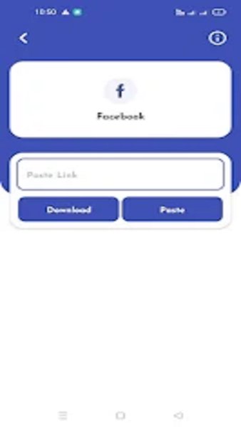 Facebook Video Downloader 2022 — Социальные, скриншот интерфейса 1