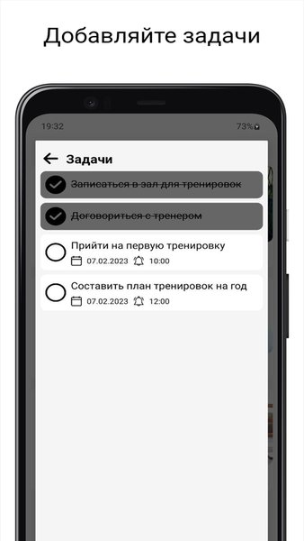 Цели, Мотивация и Задачи — Стиль жизни, скриншот интерфейса 2