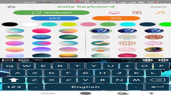 sans keyboards — Другие, скриншот интерфейса 2