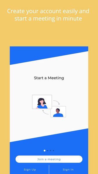 Meetto — Видеовстречи — Бизнес, скриншот интерфейса 1
