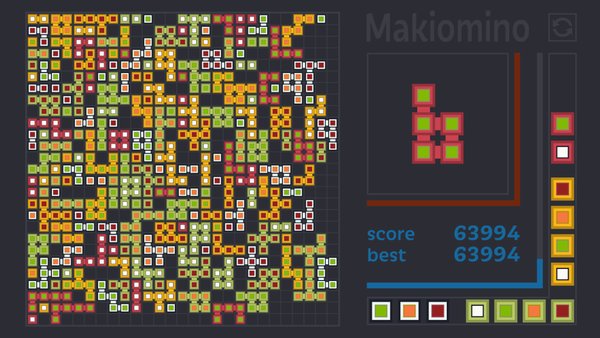 Makiomino — Головоломки, скриншот интерфейса 5