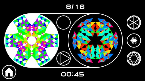 HyperKaleidoscope — Головоломки, скриншот интерфейса 2