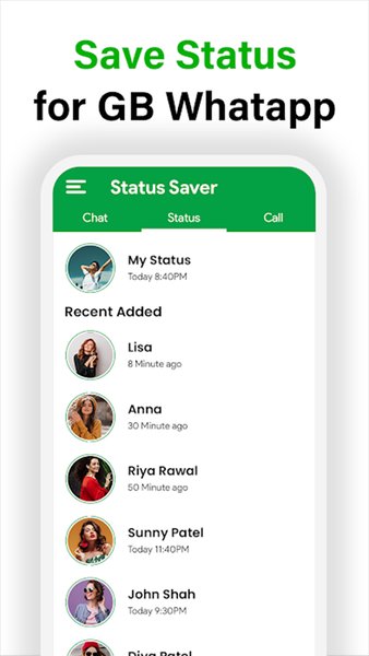 GB Whats version — Социальные, скриншот интерфейса 3