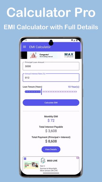 Calc Pro: Калькулятор и Сейф — Инструменты, скриншот интерфейса 3