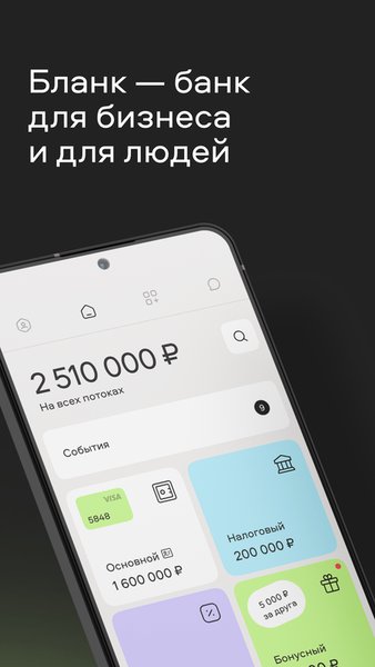 Бланк для бизнеса — Банки, скриншот интерфейса 1