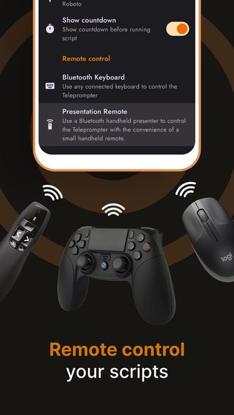 Teleprompter — Видеоплееры и редакторы, скриншот интерфейса 4