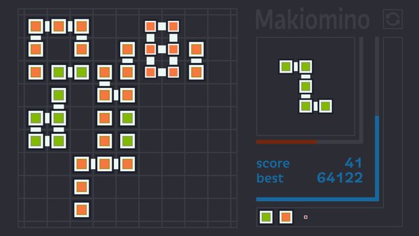 Makiomino — Головоломки, скриншот интерфейса 2