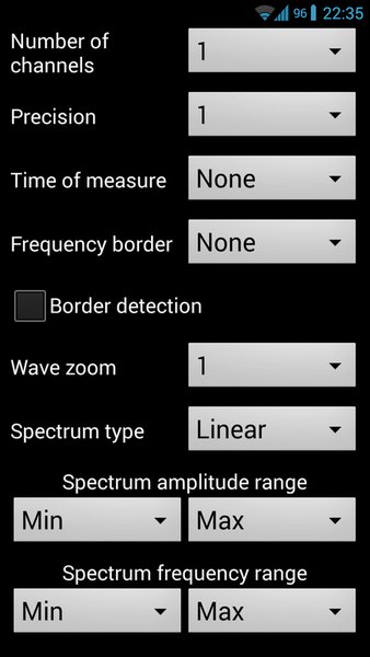 Measuring Center — Музыка и аудио, скриншот интерфейса 4