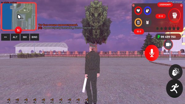 RUSSIAN STATE - Онлайн игра про Россию (BETA) — Ролевые, скриншот интерфейса 2