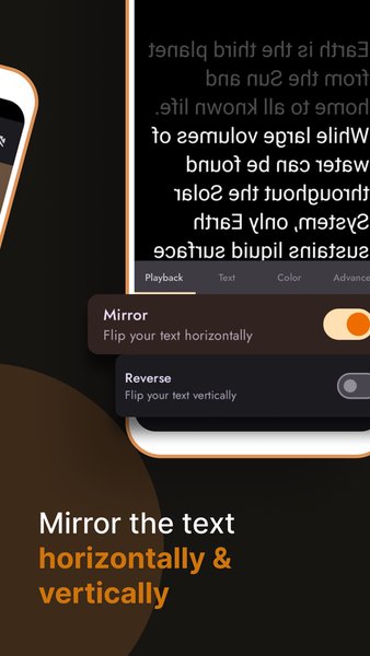 Teleprompter — Видеоплееры и редакторы, скриншот интерфейса 2