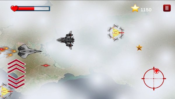 Battle for Earth — Аркады, скриншот интерфейса 1