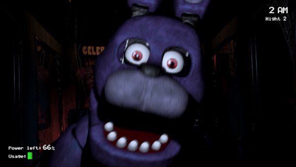 Five Nights at Freddy's — Экшены, скриншот интерфейса 3