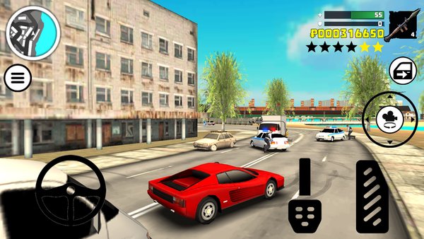 Gang Town Russia — Симуляторы, скриншот интерфейса 4