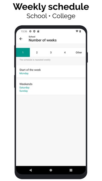 Smart Timetable - расписание занятий и календарь — Образование, скриншот интерфейса 6