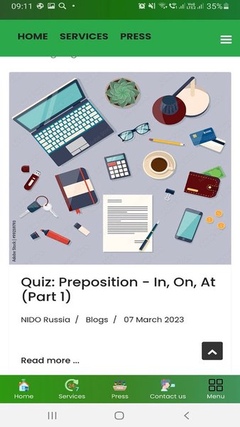 НИДО Россия — Инструменты, скриншот интерфейса 2