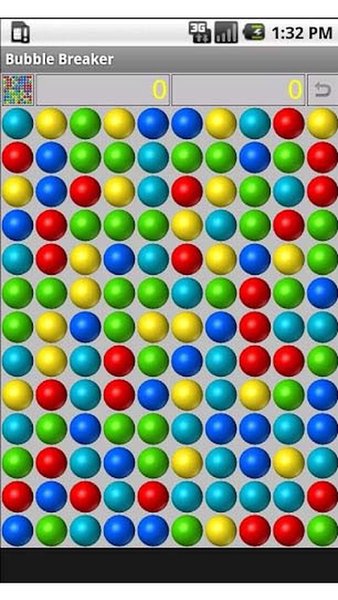 Bubble Breaker — Головоломки, скриншот интерфейса 1