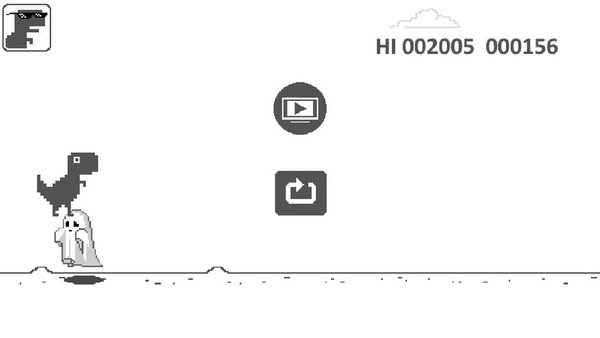 Dino TRex — Аркады, скриншот интерфейса 6