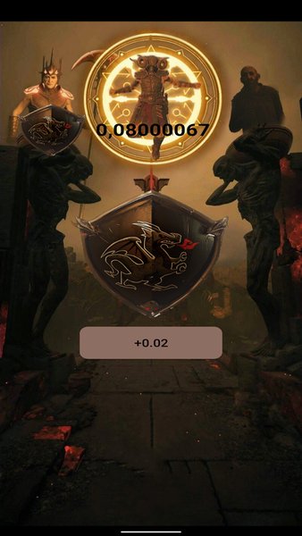 Dragons — Аркады, скриншот интерфейса 1