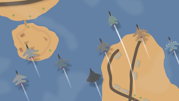 Molecular Warfare: Air Strike — Шутеры, скриншот интерфейса 3