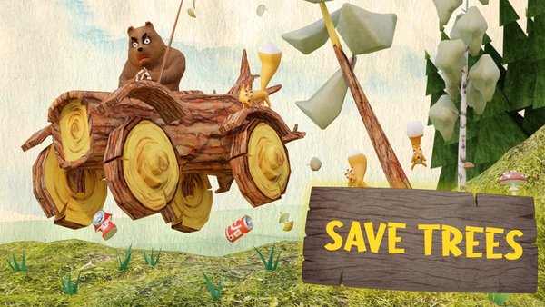 Forest Revenge — Гонки, скриншот интерфейса 4